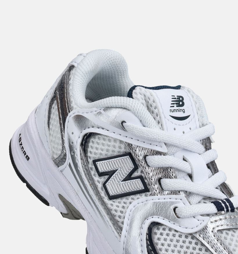 New Balance 530 Witte Sneakers voor meisjes (375128) - geschikt voor steunzolen