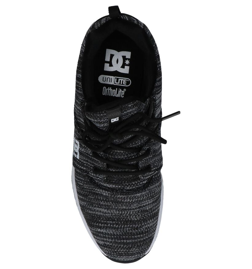 Donkergrijze DC Shoes Heathrow IA LE Sneakers in stof (220883)