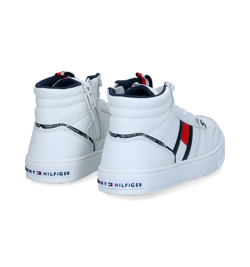 Tommy Hilfiger Chaussures hautes en Blanc pour garçons (303891) - pour semelles orthopédiques