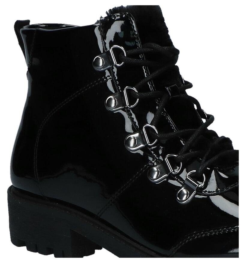 Zwarte Laké Bottines Vero Moda Laura in kunstleer (232309)