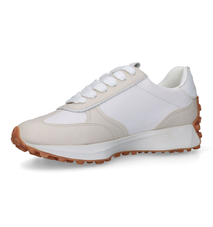 Fashletics Baskets casual en Beige pour femmes (320541) - pour semelles orthopédiques