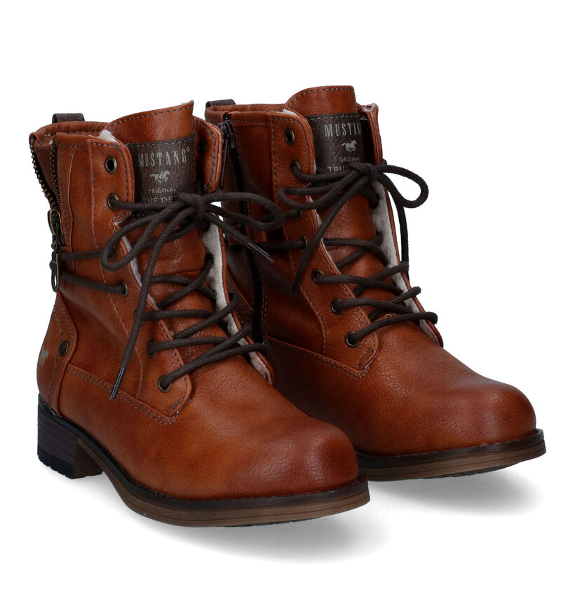 Mustang Cognac Boots voor meisjes (313981)