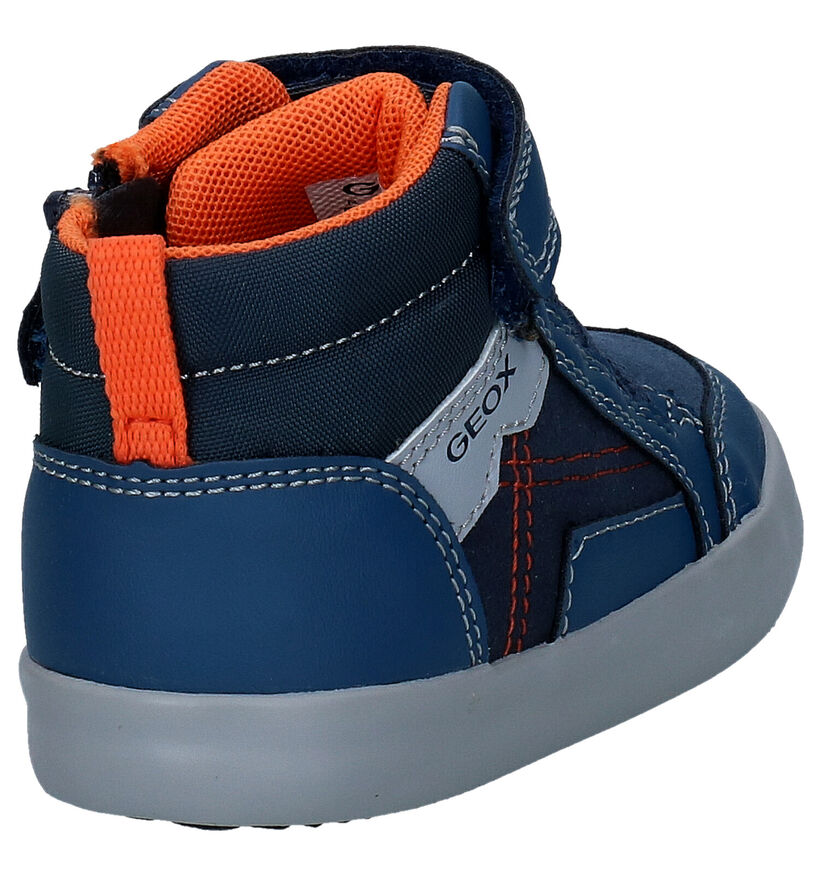 Geox Gisli Blauwe Hoge Schoenen in kunstleer (294090)