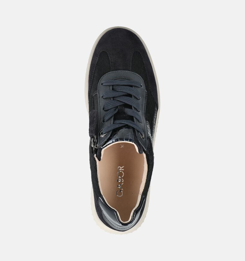 Gabor Donkerblauwe Sneakers voor dames (376983) - geschikt voor steunzolen