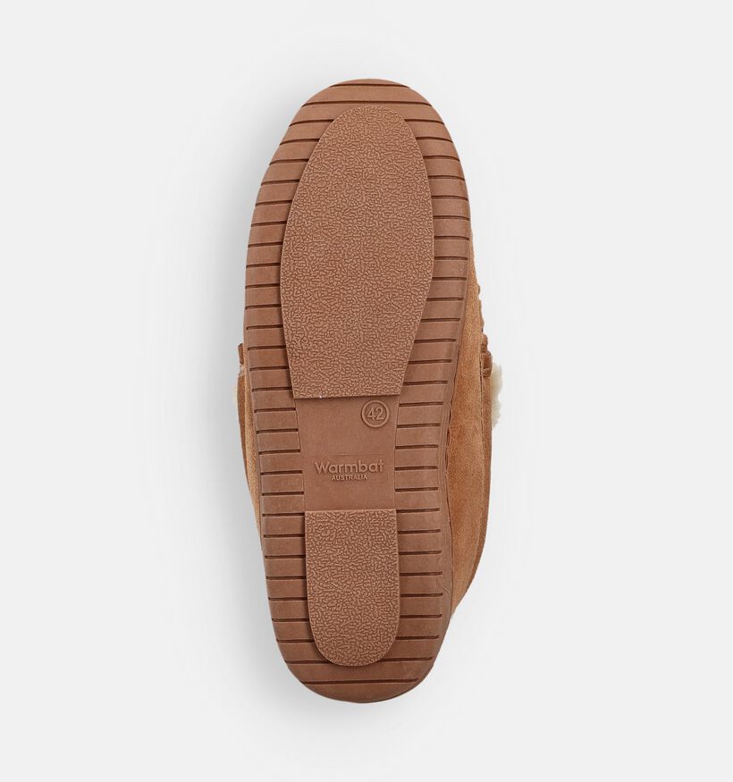 Warmbat Grizzly Cognac Gesloten Pantoffels voor heren (379293)