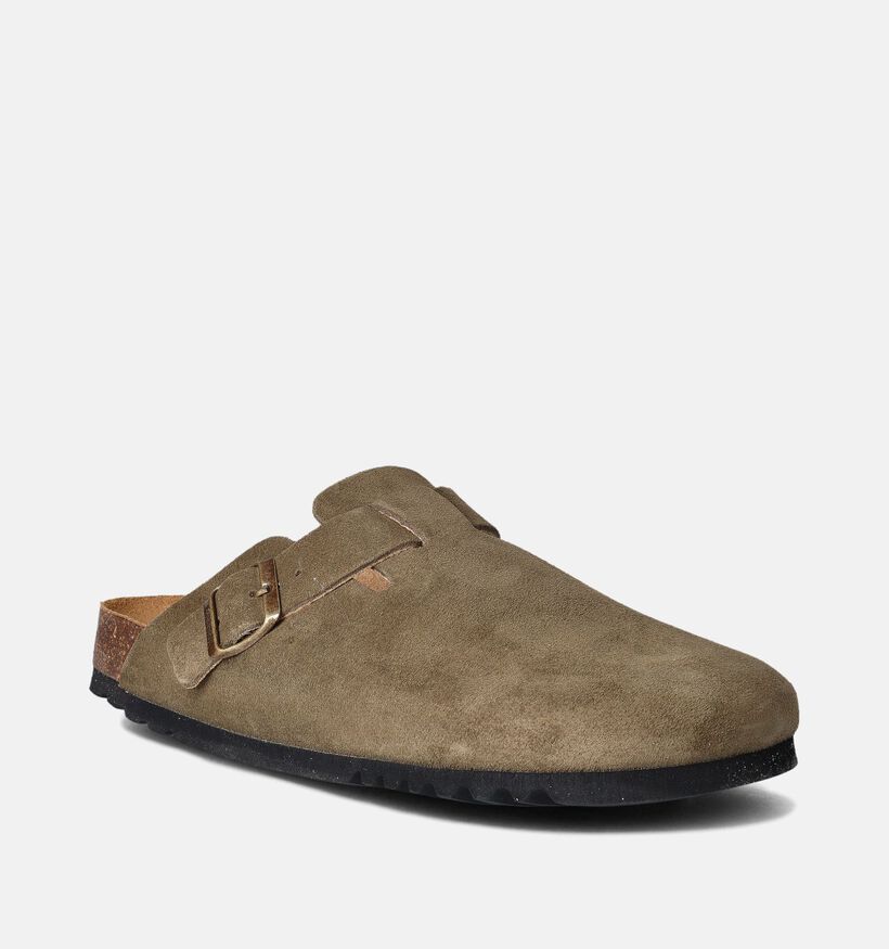 Scholl Olivier Slippers Kaki voor heren (357582)