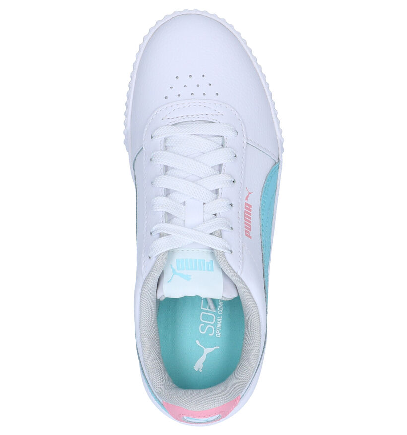 Puma Carina Witte Sneakers in kunstleer (276747)