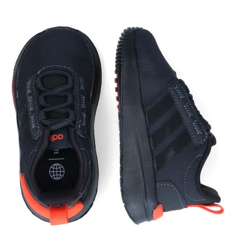 adidas Racer TR21 I Baskets en Noir pour garçons (311321) - pour semelles orthopédiques