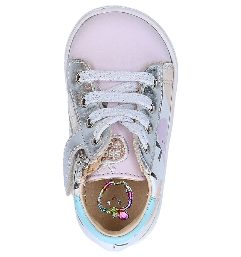 Shoo Pom Bouba Duck Chaussures à Lacets en Blanc en cuir (268767)