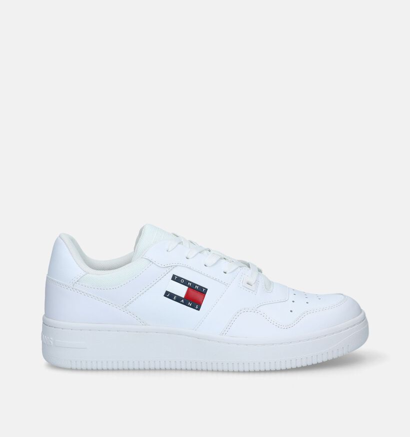 Tommy Hilfiger TJM Retro Baskets en Blanc pour hommes (334095) - pour semelles orthopédiques