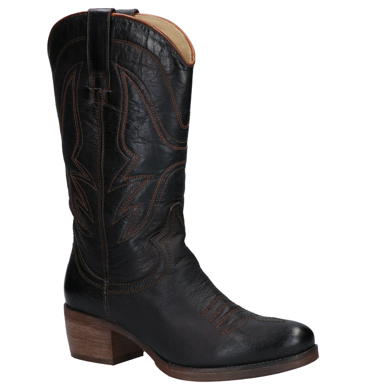 Antonio Moretto Bruine Western Laarzen Dames Laarzen Online op TORFS.BE