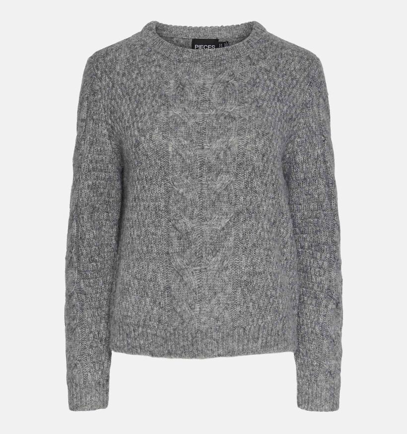 Pieces Nina Pull en Gris pour femmes (361132)