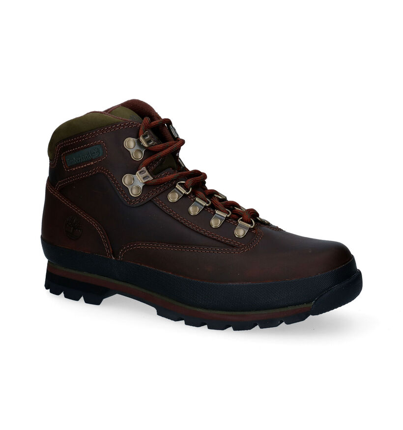 Timberland Euro Hiker Bottines en Brun en cuir (294319)