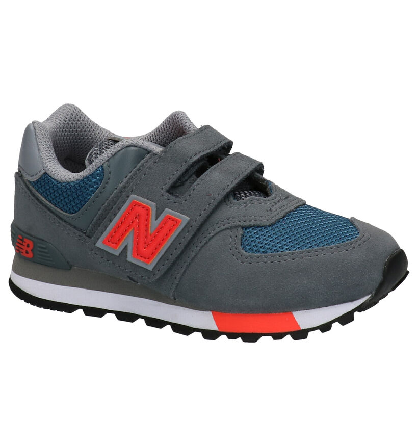 New Balance YV574 Grijze Sneakers in daim (253365)