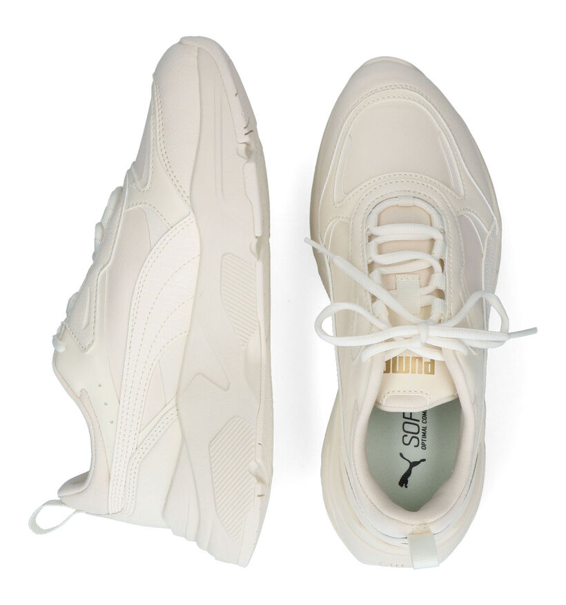 Puma Cassia SL Ecru Sneakers voor dames (318660) - geschikt voor steunzolen