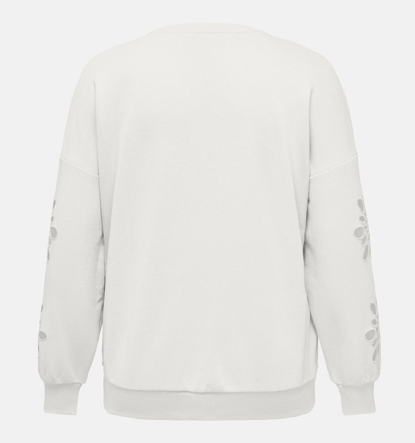 ONLY Carmakoma Winnie Witte Sweater voor dames (358227)