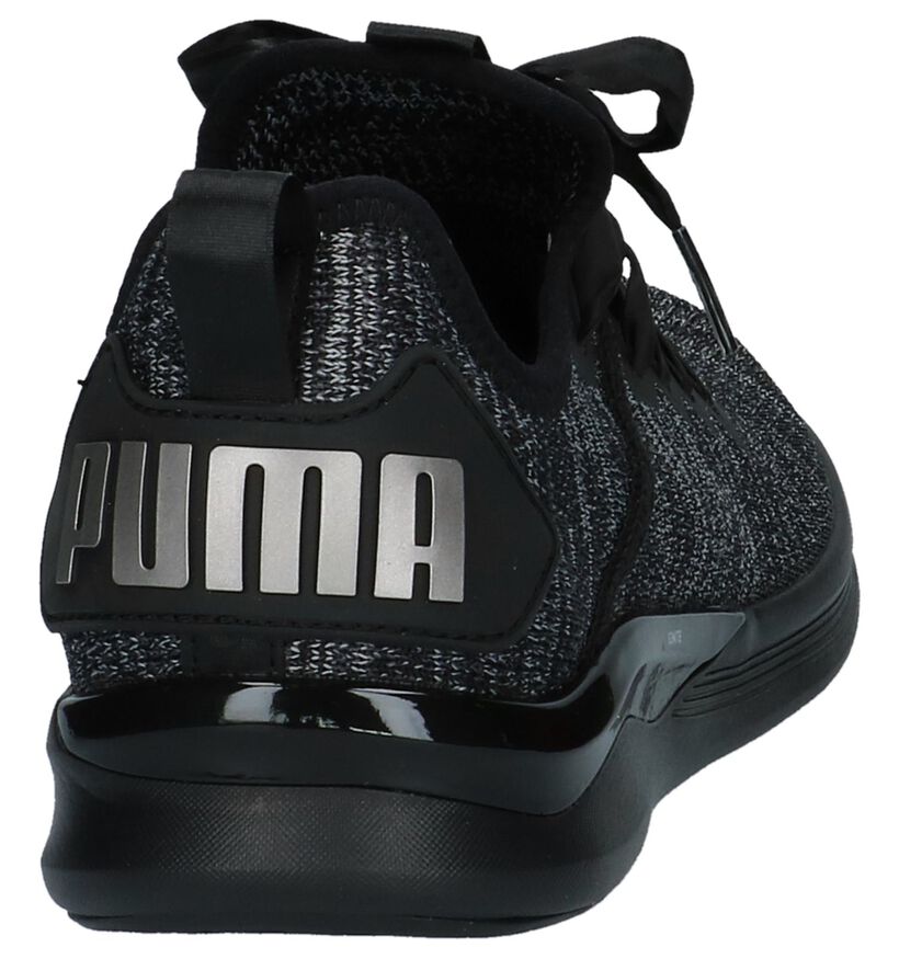 Zwarte Sneakers Puma Ignite Flash Evo in stof (209965)