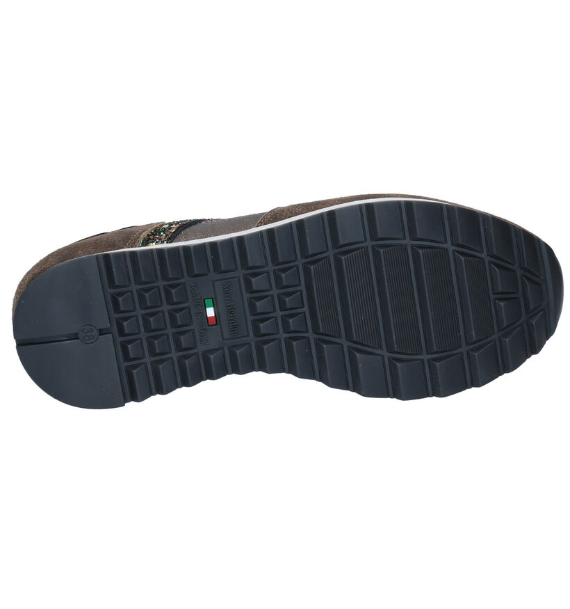 NeroGiardini Kaki Sneakers in nubuck (296625)