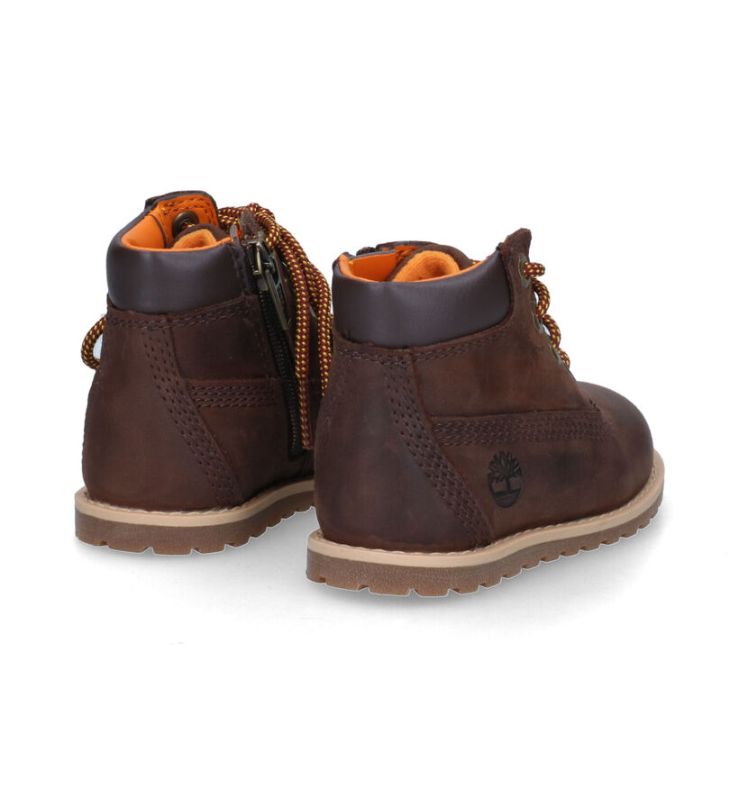 Timberland Pokey Pine 6IN Bruine Bottines voor jongens (313042) - geschikt voor steunzolen