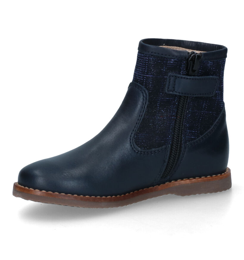 Beberlis Bottes courtes en Bleu foncé pour filles (315683)