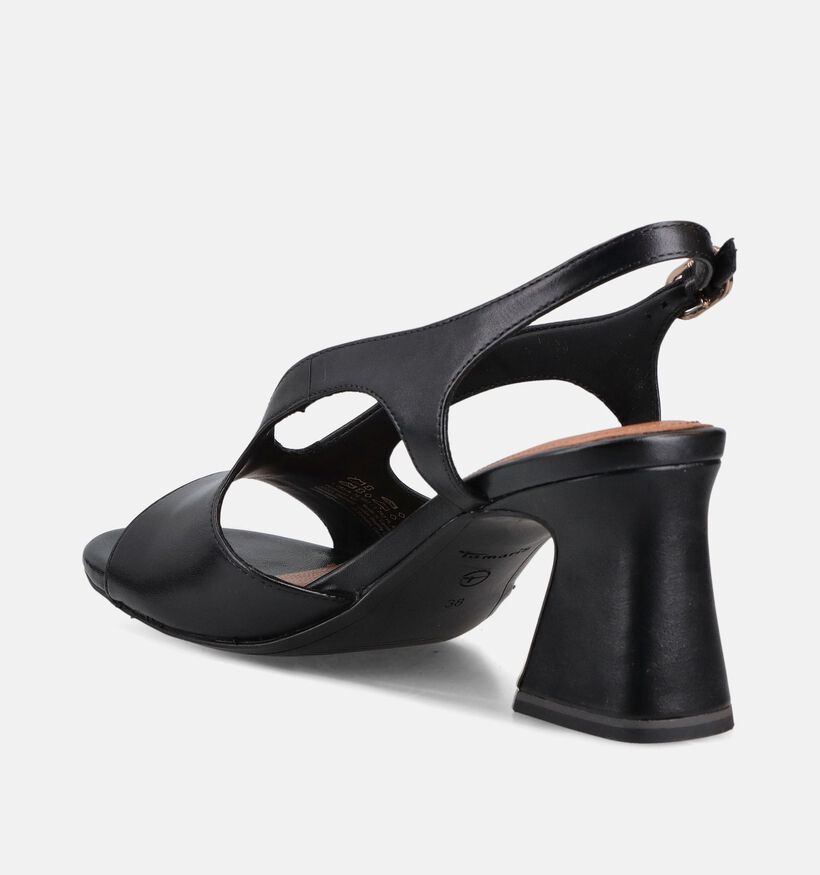 Tamaris Sandales &agrave; talons en Noir pour femmes (371699)