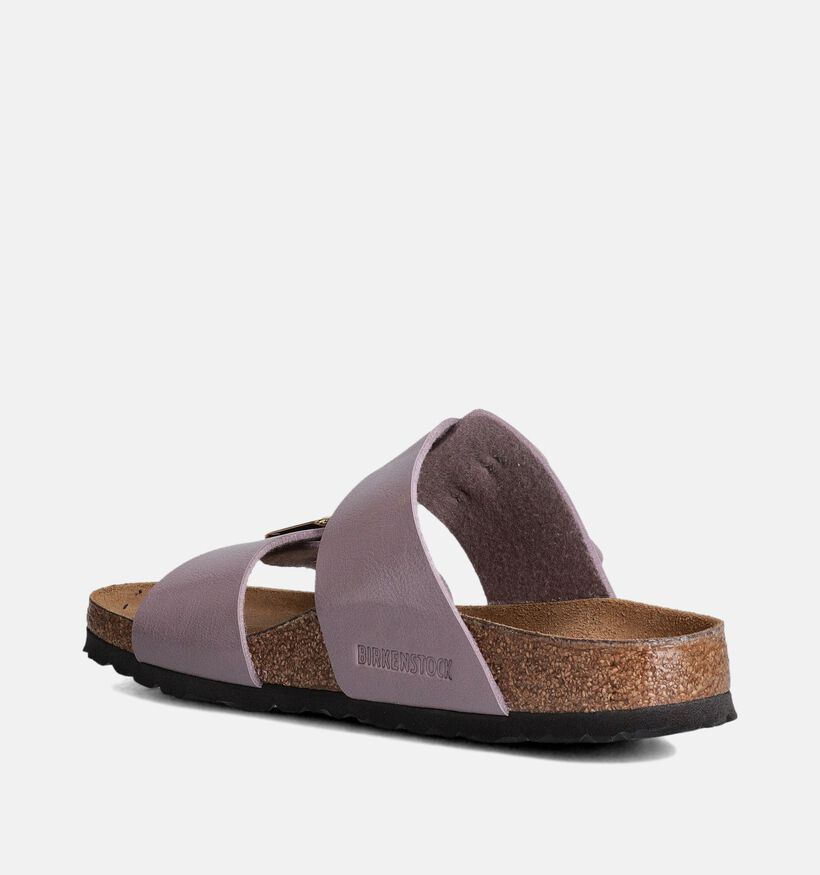 Birkenstock Sydney Cushion Buckle Paarse Slippers voor dames (357604)