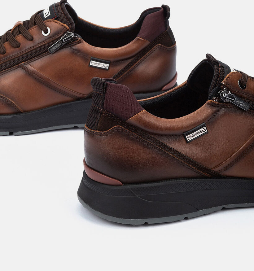 Pikolinos Cordoba Chaussures plates en Cognac pour hommes (379263) - pour semelles orthop&eacute;diques