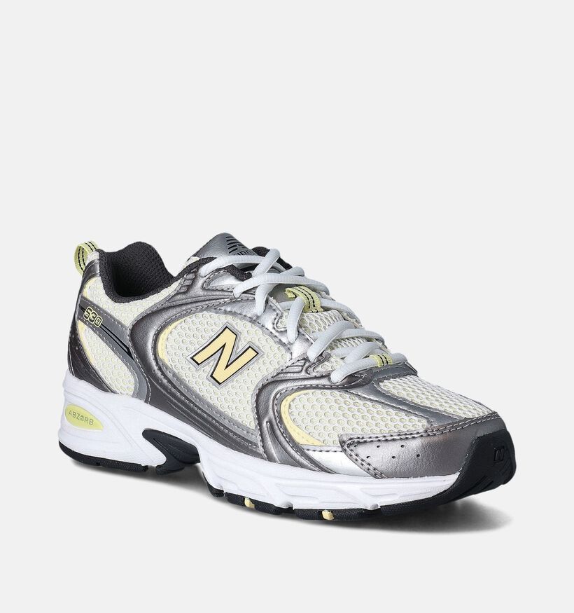 New Balance U 530 Baskets en Jaune pour femmes (349731) - pour semelles orthopédiques