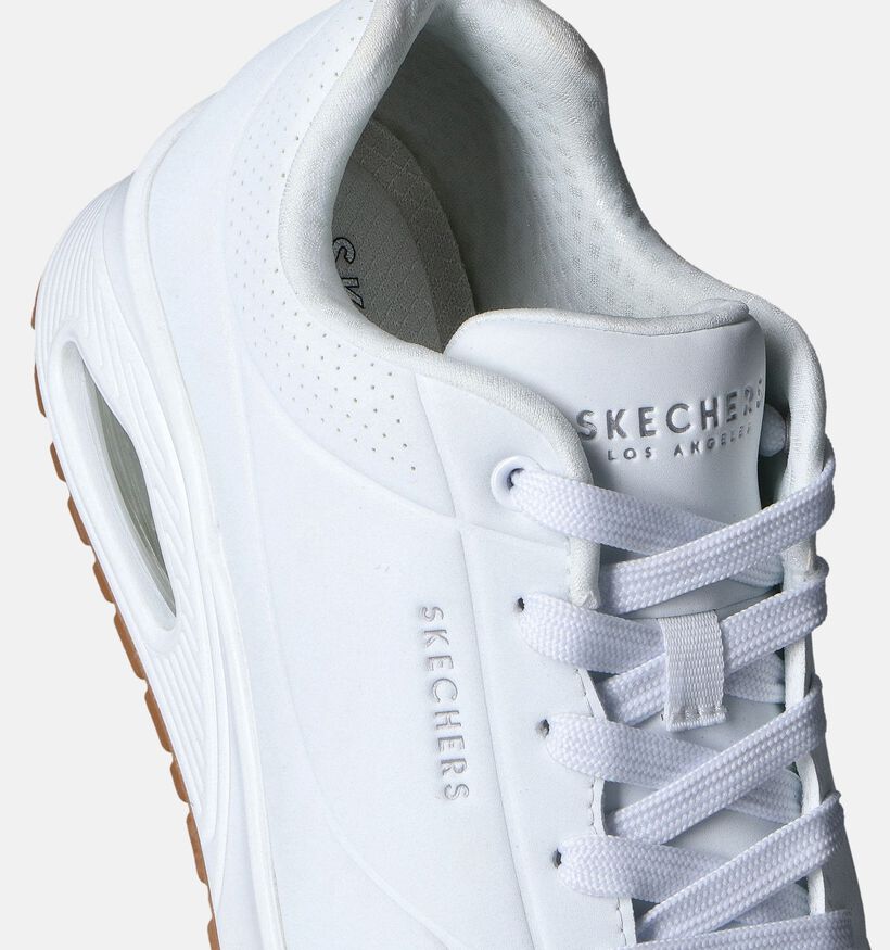 Skechers Uno Stand On Air Witte Sneakers voor dames (350489) - geschikt voor steunzolen