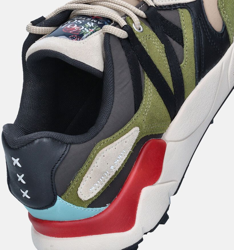 Scotch & Soda Mount Chaussures à lacets en Vert kaki pour hommes (345460) - pour semelles orthopédiques