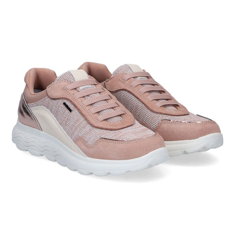 Geox Spherica Roze Sneakers voor dames (303532) - geschikt voor steunzolen