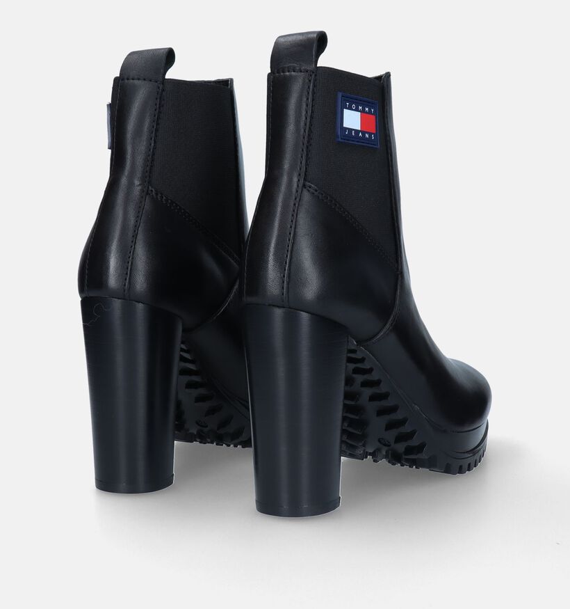 Tommy Hilfiger Iconic Bottines avec talon haut en Noir pour femmes (329323)