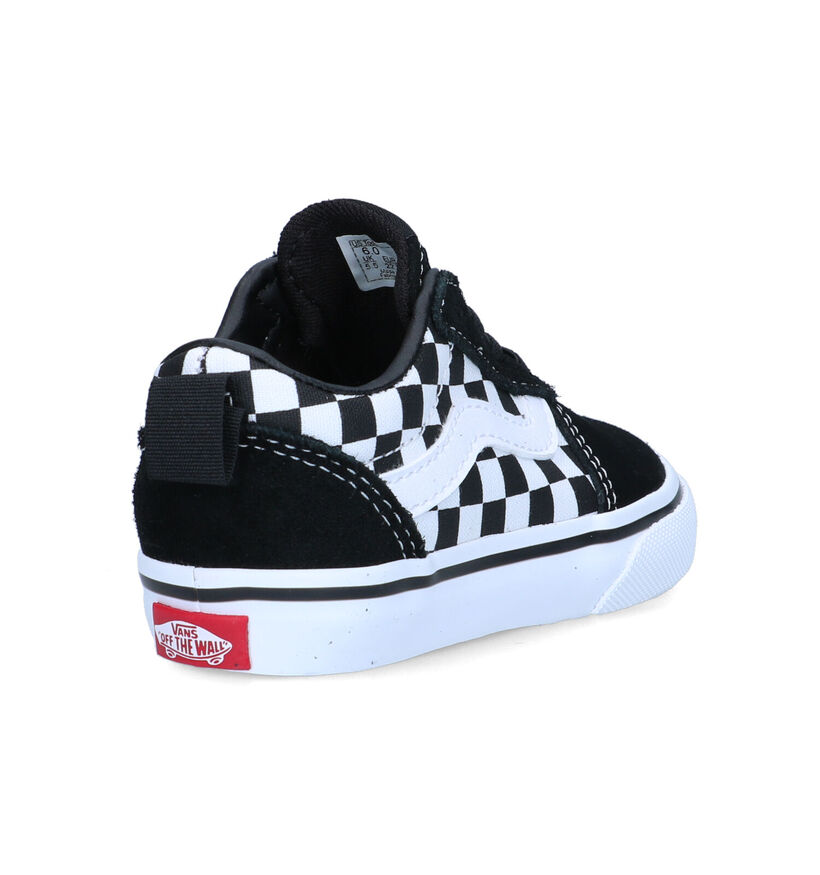 Vans TD Ward Zwarte Slip-on Sneakers voor jongens, meisjes (321087)