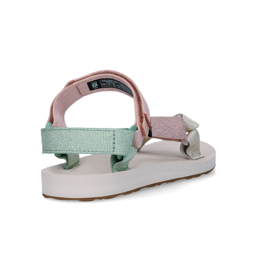 Teva Original Sandales en Rose gold en textile (321755)