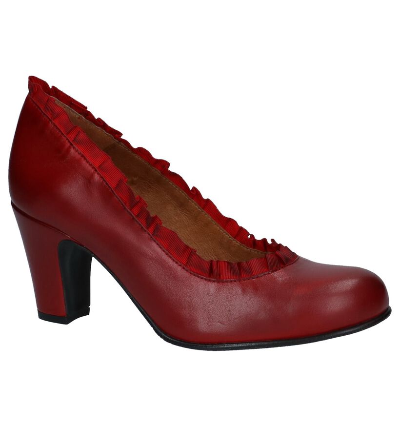 Relance Escarpins classique en Rouge foncé en cuir (229959)