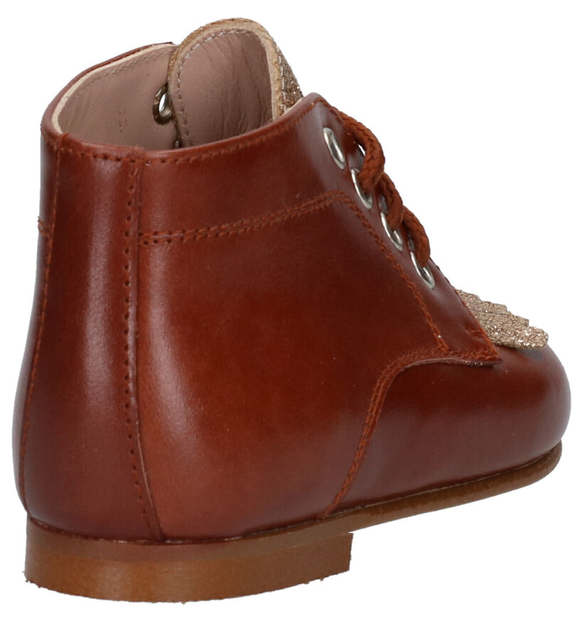 Eli Cognac Babyschoentjes in leer (260863)