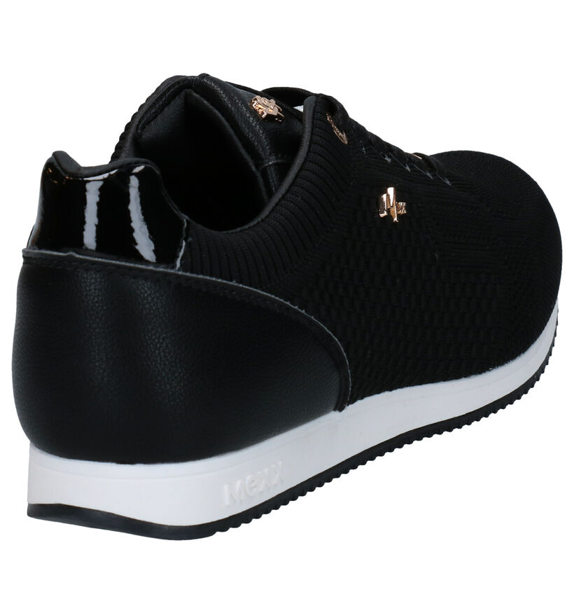 Mexx Glare Zwarte Sneakers in stof (289961)