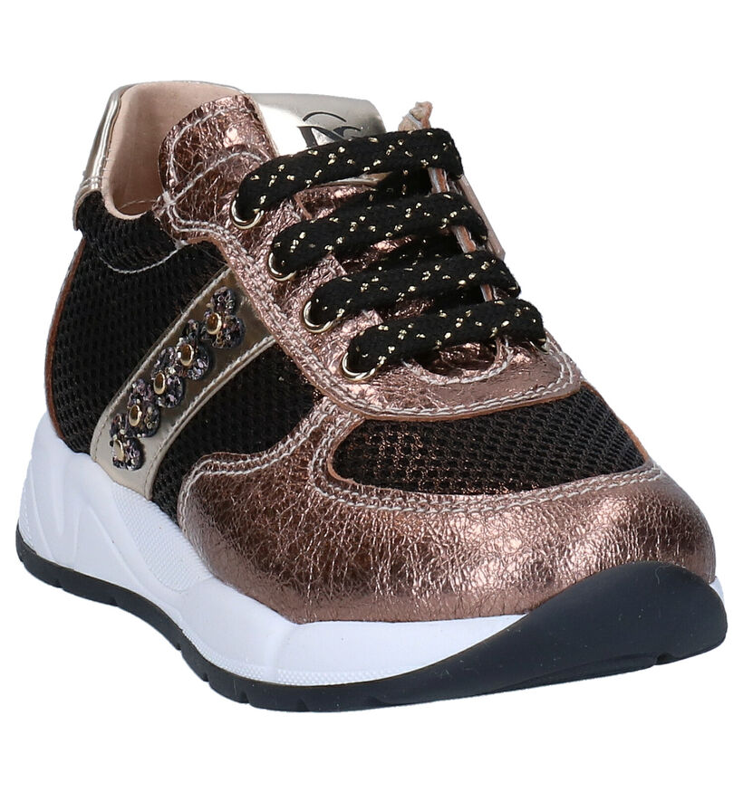 NeroGiardini Baskets en Bronze/Noir en cuir (282157)