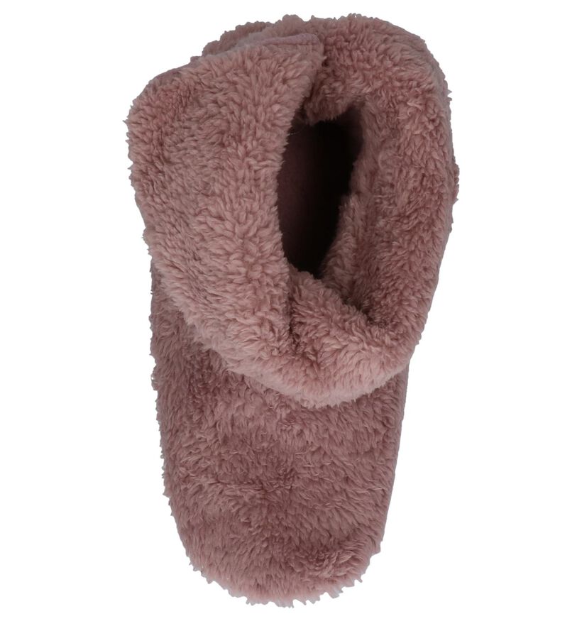 Youh! Donkerroze Pantoffels in faux fur (225892)