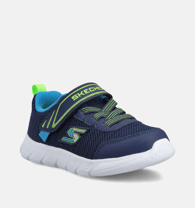 Skechers Comfy Flex Blauwe Sneakers voor jongens (366297)