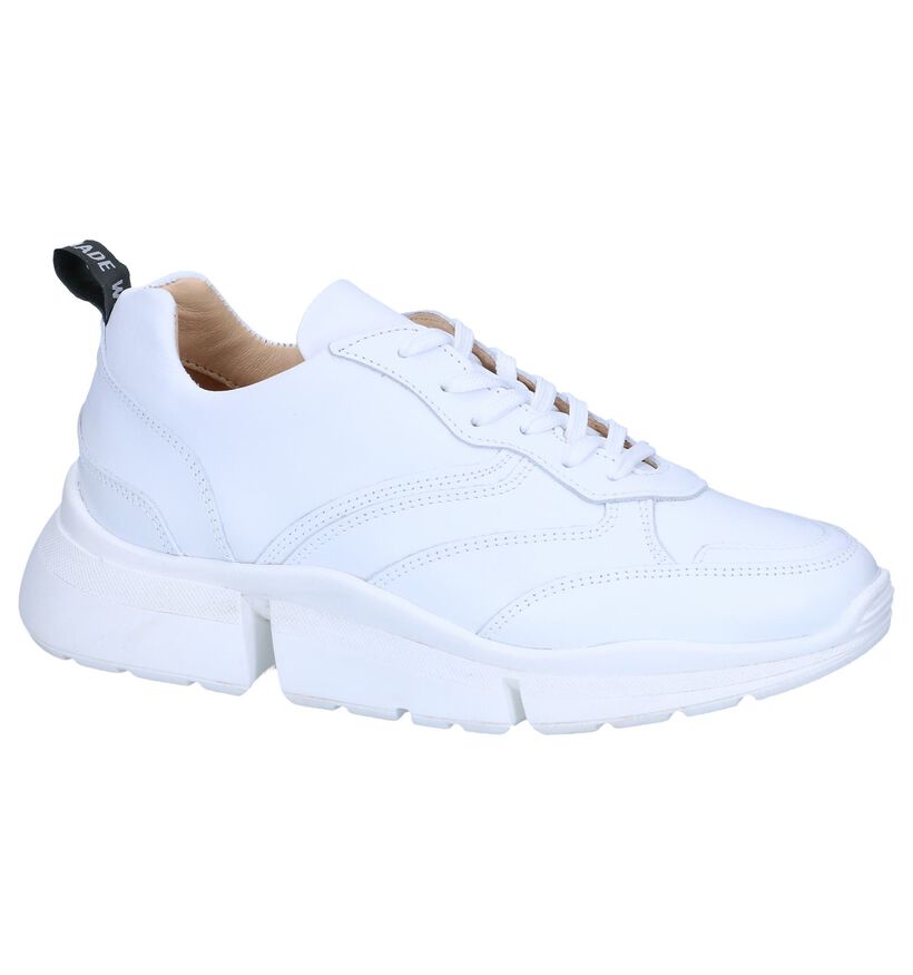 Deabused Baskets basses en Blanc en cuir (263733)