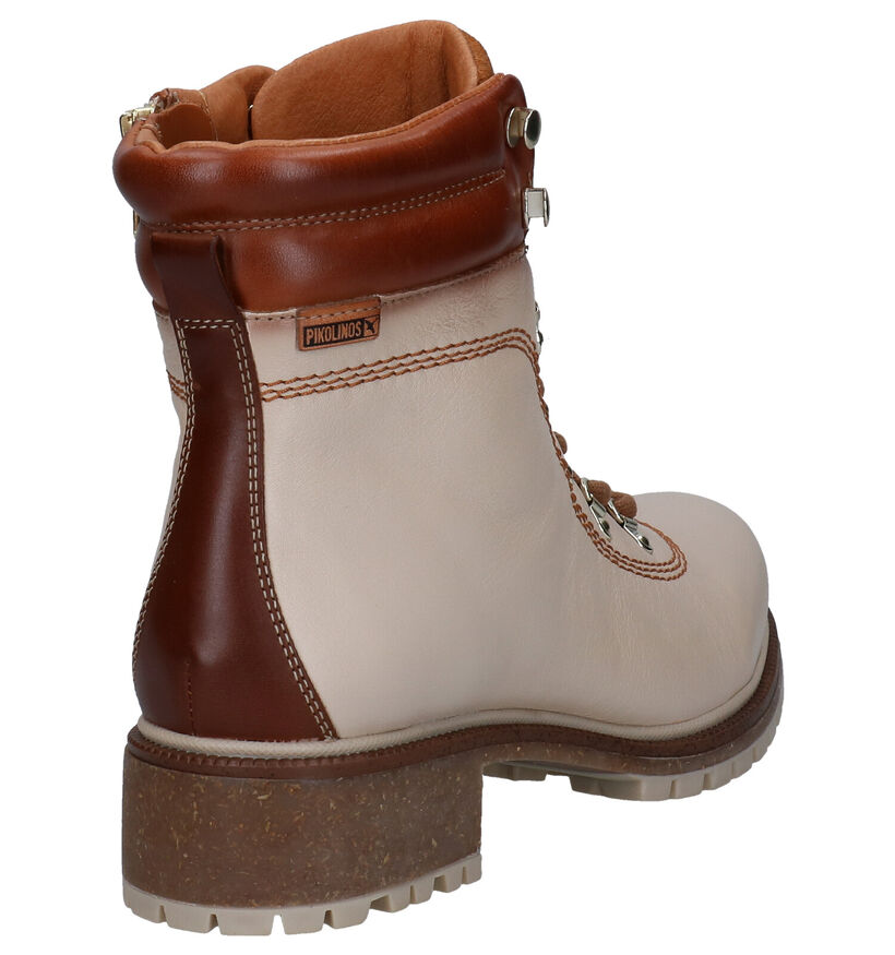 Pikolinos Aspe Beige Bottines in leer (298087)