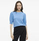 Vila Ril Blauwe Gebreide trui voor dames (351753)