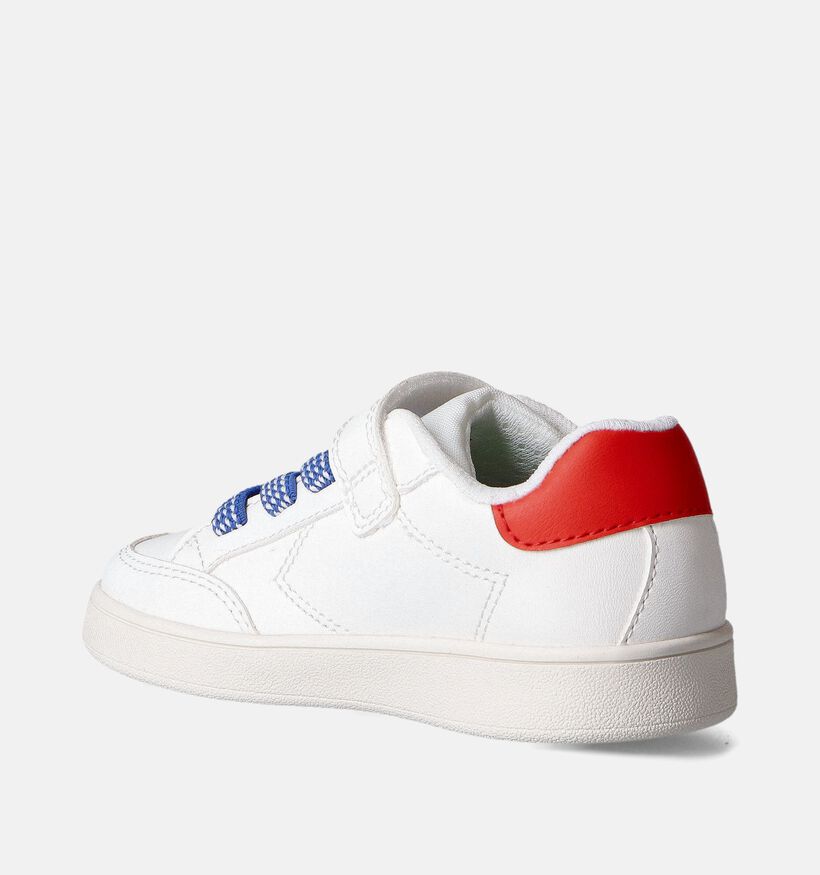 Geox Eclyper Witte Velcroschoenen voor jongens (351653) - geschikt voor steunzolen