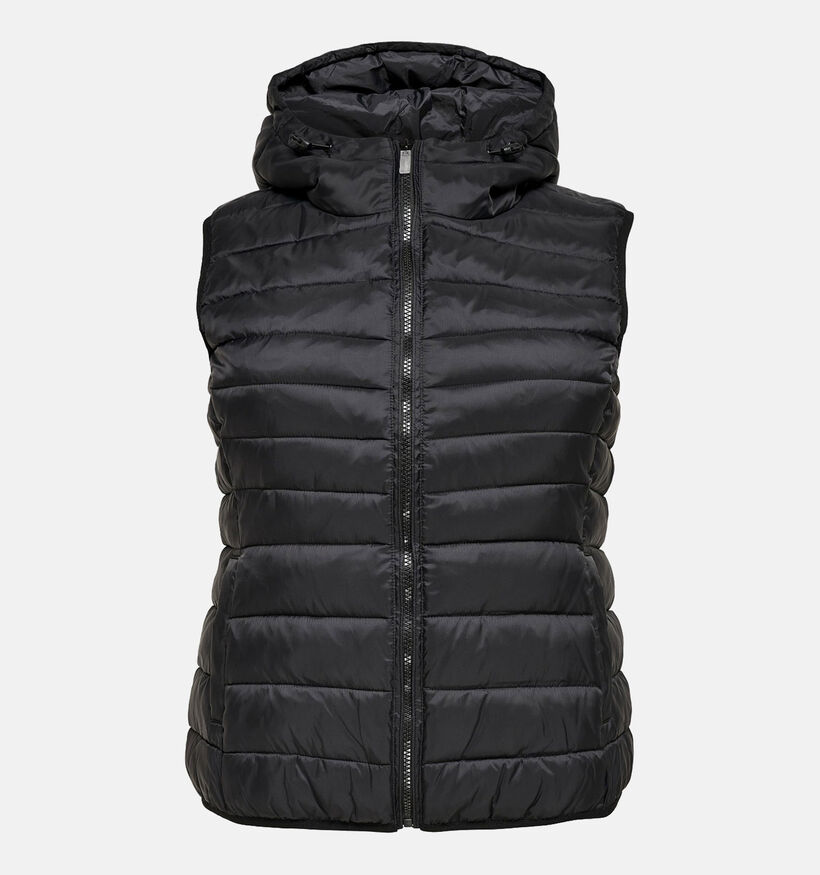 ONLY Carmakoma New Tahoe Zwarte Korte gewatteerde bodywarmer voor dames (351421)