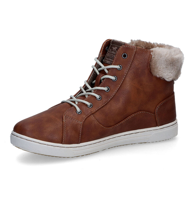 Mustang Cognac Bottines voor dames (313788)