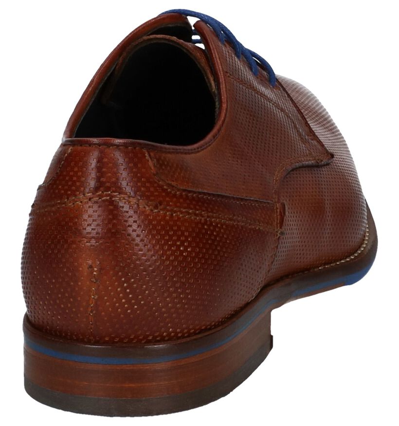 Via Borgo Chaussures habillées en Cognac en cuir (250381)