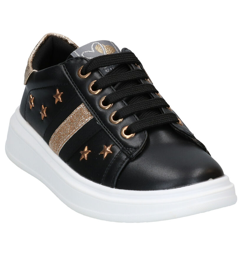 Asso Baskets basses en Noir en simili cuir (278458)