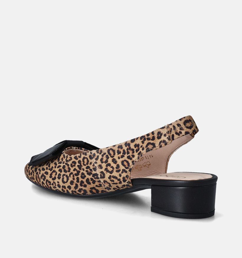 Gabor Bruine Slingback Pumps Strik voor dames (355103)