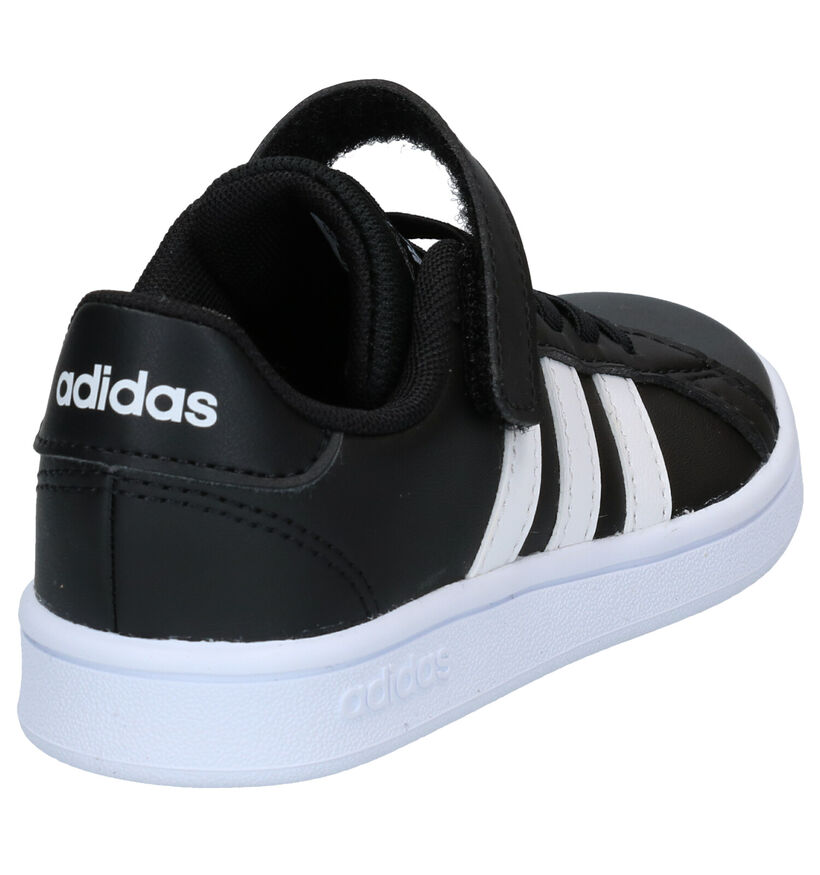 adidas Grand Court C Witte Sneakers voor jongens (318923)